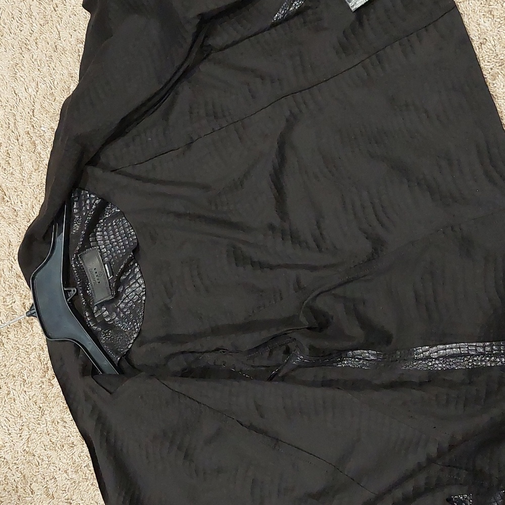 NWT BLANKNYC Irongirl Croc Print Lightweight Moto Jacket - Picture 14 of 14
